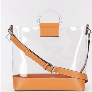Transparent tote by Veronica Beard